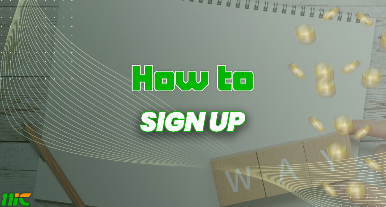 Step-by-step instructions for registering at 11ic casino.