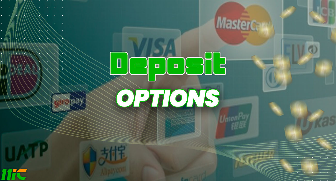 11ic Casino offers to make a deposit using any of the popular methods in India.